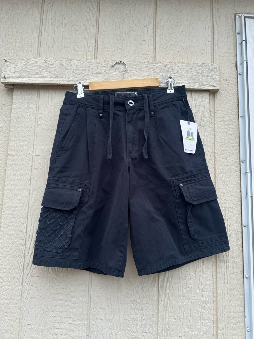 Vintage 2000’s Oakley Black Tactical Cargo Shorts Men’s Size 30X 10 🆕 NWT $65 - Picture 4 of 14